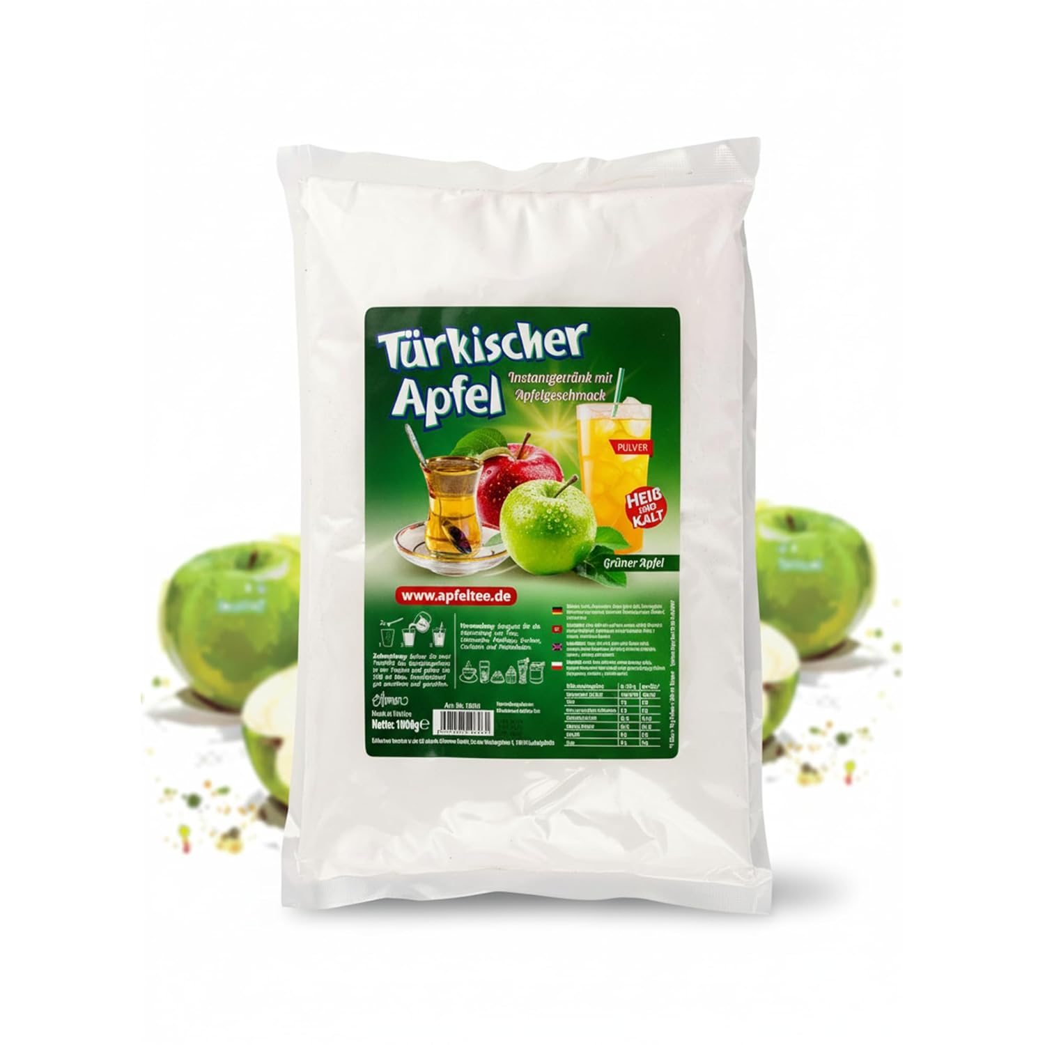 Türkischer Apfeltee Grün 1000g